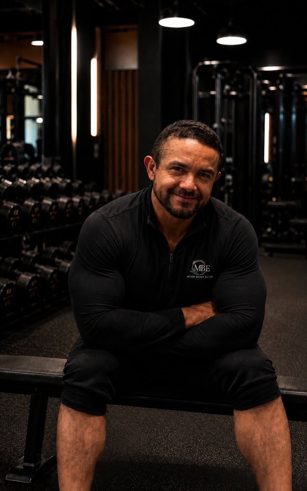 Felix Manzanilla providing personal training and massage therapy at Mind Body Elite in Burbank, California.